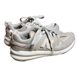 New Balance 009 Youth Gray Sneakers 1.5Y‎ Pink Girls